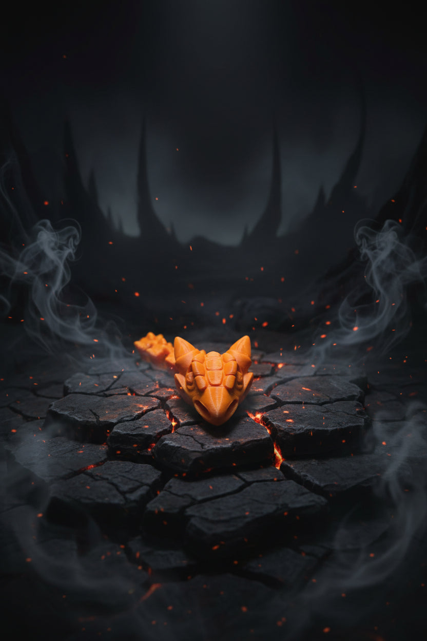 Dragon head keychain