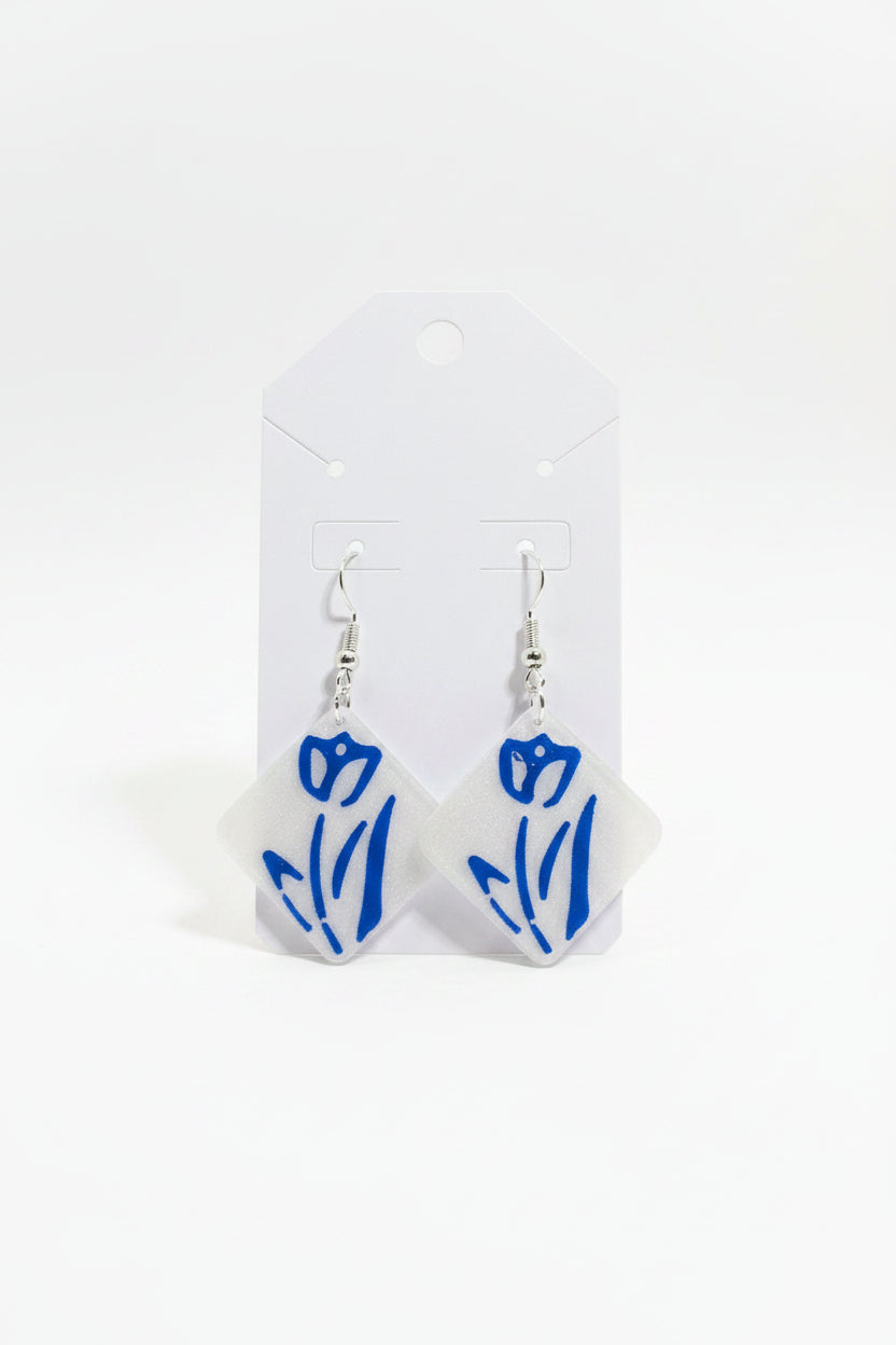 Flower earrings