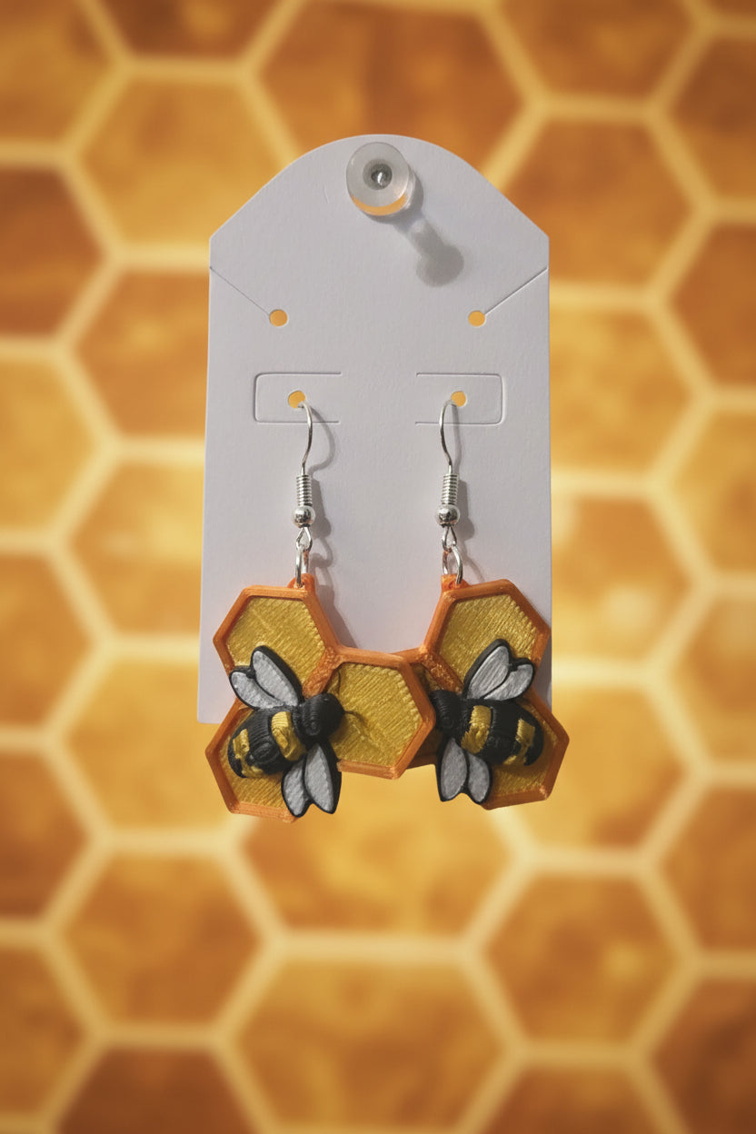 Bee earrings