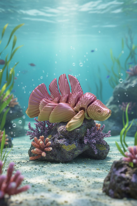 Two tone beta fish
