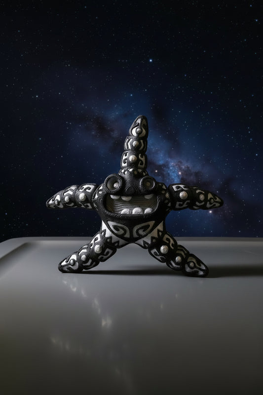 Black tattoo starfish