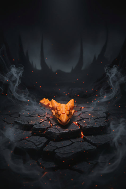Dragon head keychain
