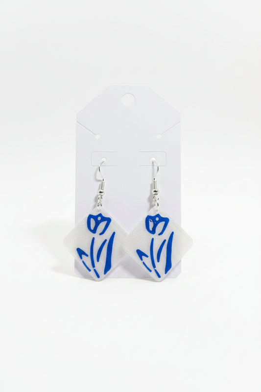Flower earrings