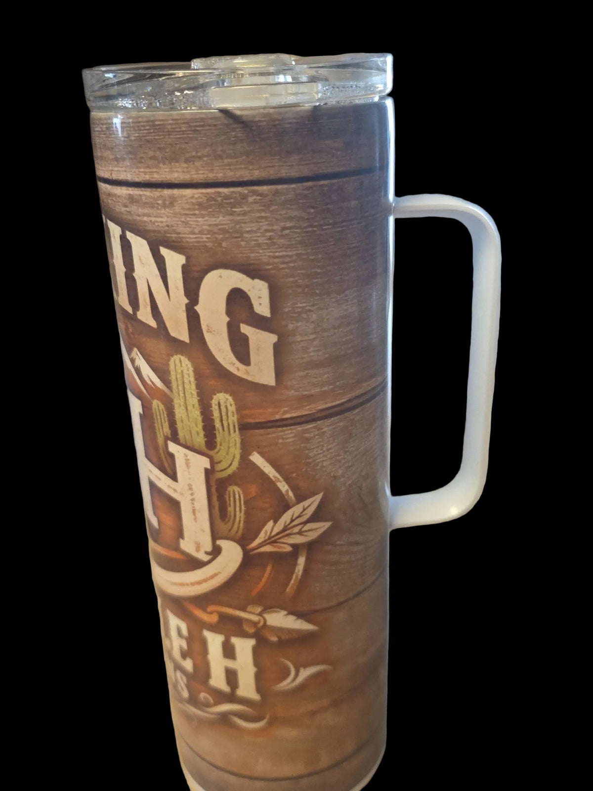20oz Skinny Tumbler with handle